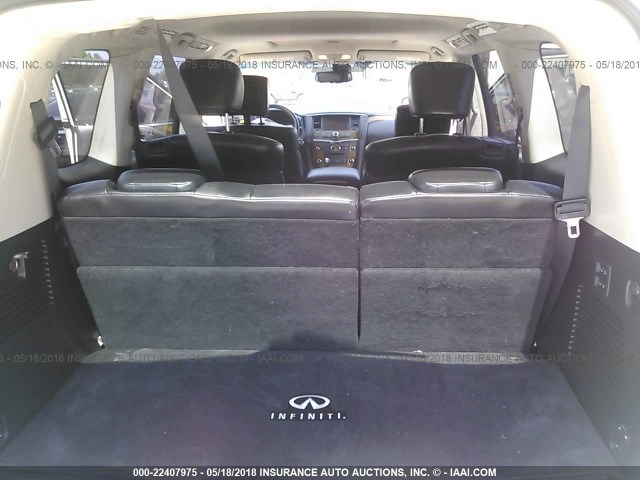 JN8AZ2NF9E9556060 - 2014 INFINITI QX80 WHITE photo 8