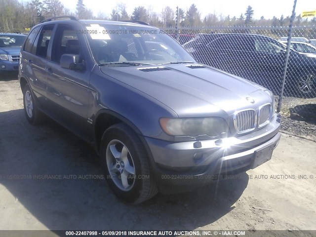 5UXFB33513LH46717 - 2003 BMW X5 4.4I GRAY photo 6