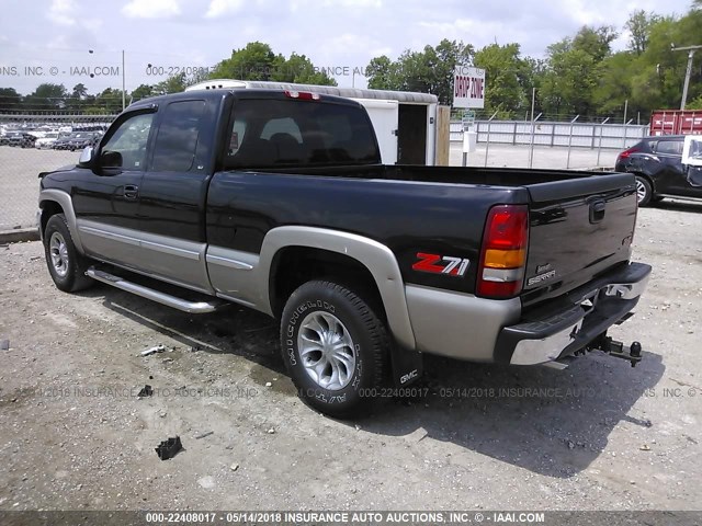 1GTEK19T4YE128310 - 2000 GMC NEW SIERRA K1500 BLACK photo 3