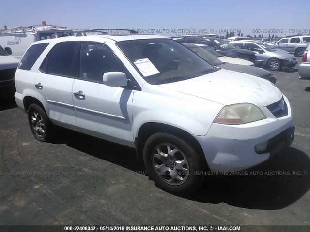 2HNYD18872H537738 - 2002 ACURA MDX TOURING WHITE photo 1