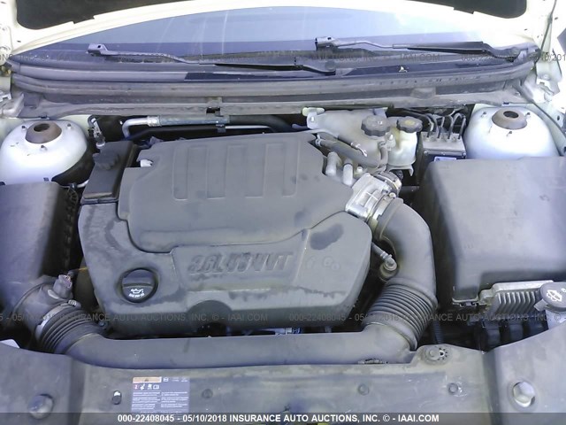 1G1ZE5E74BF329661 - 2011 CHEVROLET MALIBU LTZ 白色 照片 10