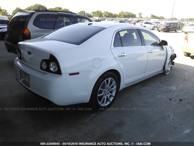 1G1ZE5E74BF329661 - 2011 CHEVROLET MALIBU LTZ 白色 照片 4