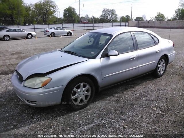 1FAFP56U27A126528 - 2007 FORD TAURUS SEL SILVER photo 2