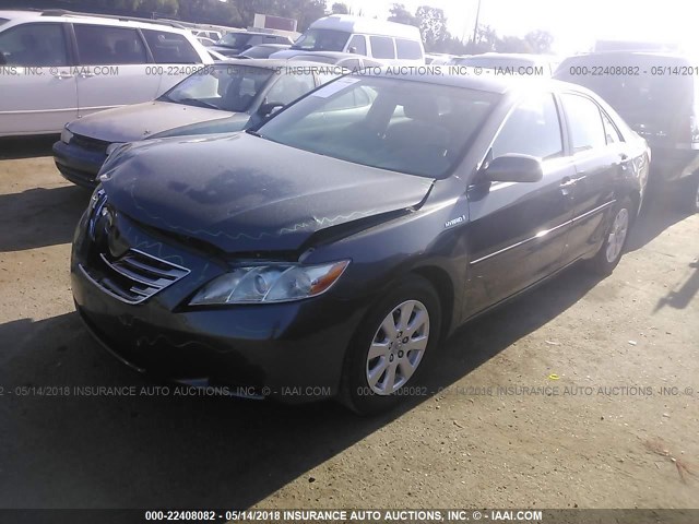 4T1BB46K59U084482 - 2009 TOYOTA CAMRY HYBRID GRAY photo 2