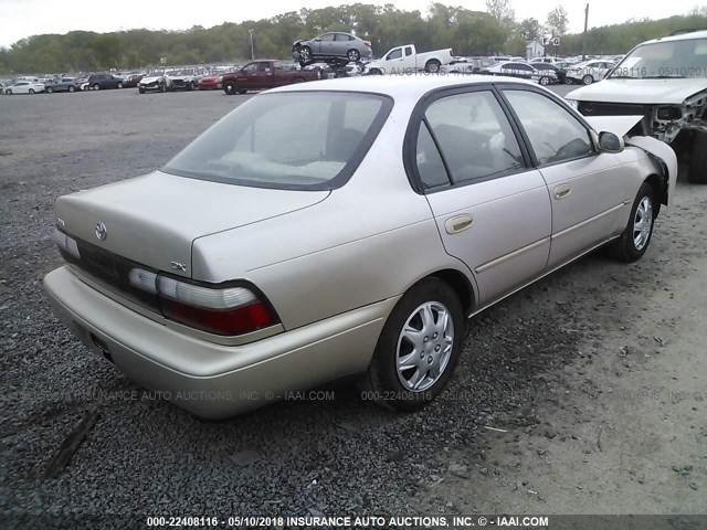 2T1BB02E9VC198246 - 1997 TOYOTA COROLLA DX TAN photo 4