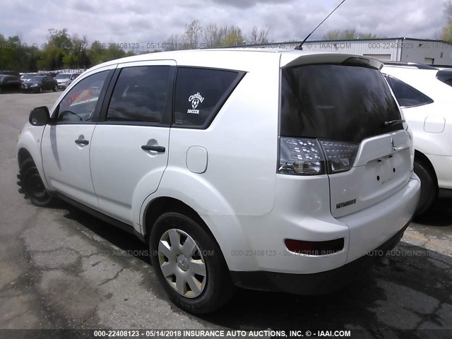 JA4MS31XX7Z007658 - 2007 MITSUBISHI OUTLANDER ES/LS Ağ foto 3