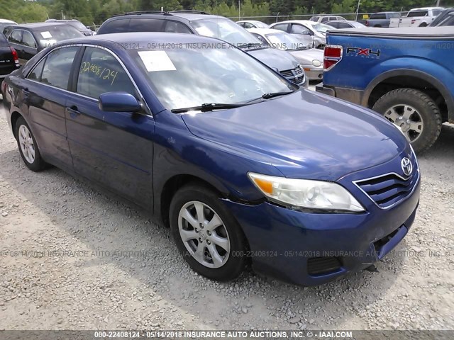 4T1BK3EK4BU610442 - 2011 TOYOTA CAMRY SE/LE/XLE BLUE photo 1