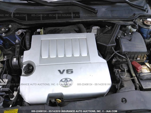 4T1BK3EK4BU610442 - 2011 TOYOTA CAMRY SE/LE/XLE BLUE photo 10