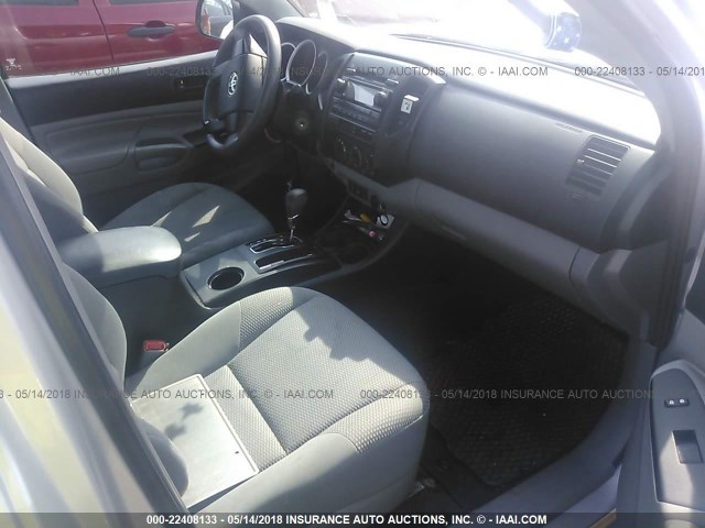 5TFTX4CNXCX019206 - 2012 TOYOTA TACOMA ACCESS CAB Күміс фото 5