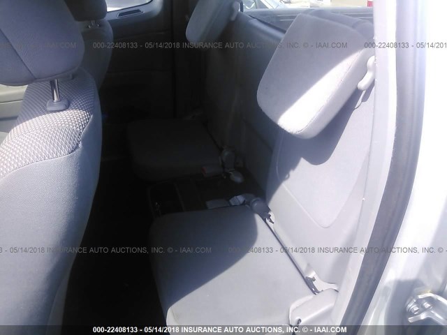 5TFTX4CNXCX019206 - 2012 TOYOTA TACOMA ACCESS CAB SILVER photo 8