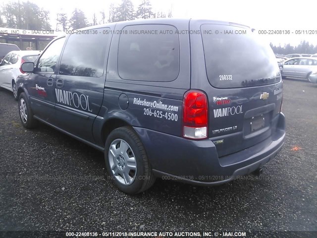 1GNDV23W68D200634 - 2008 CHEVROLET UPLANDER LS GRAY photo 3