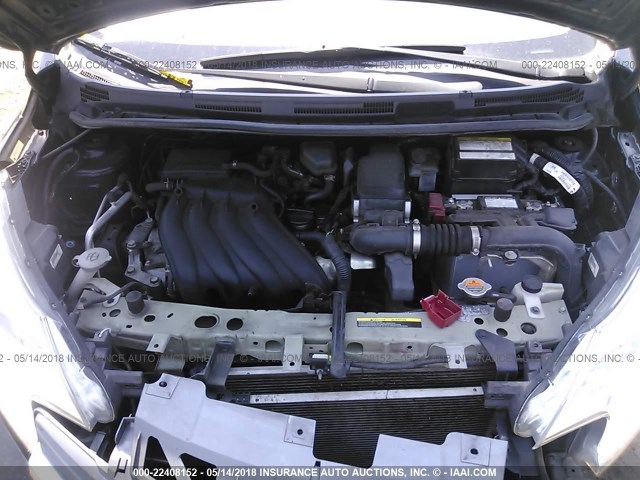 3N1CE2CP9FL361308 - 2015 NISSAN VERSA NOTE S/S PLUS/SV/SL/SR BLACK photo 10