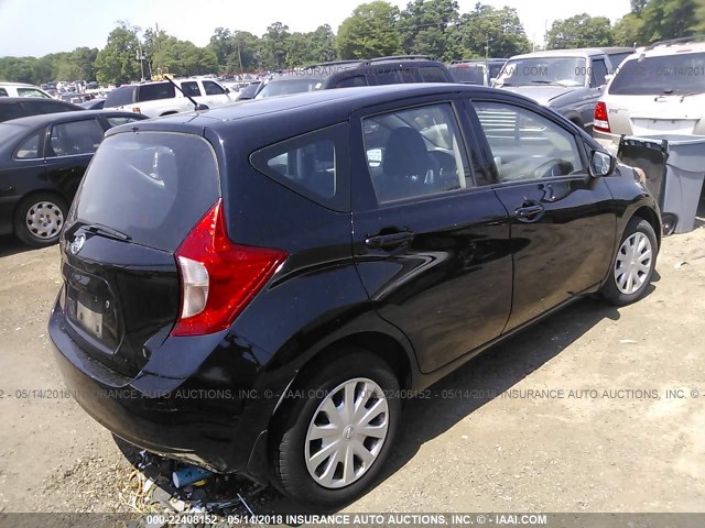 3N1CE2CP9FL361308 - 2015 NISSAN VERSA NOTE S/S PLUS/SV/SL/SR BLACK photo 4