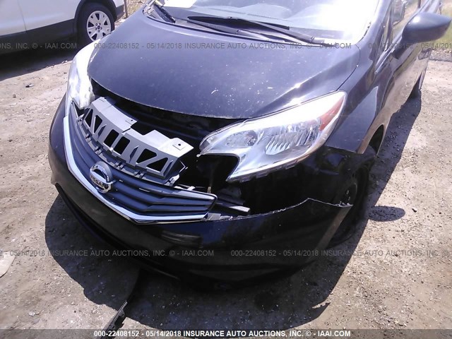 3N1CE2CP9FL361308 - 2015 NISSAN VERSA NOTE S/S PLUS/SV/SL/SR BLACK photo 6