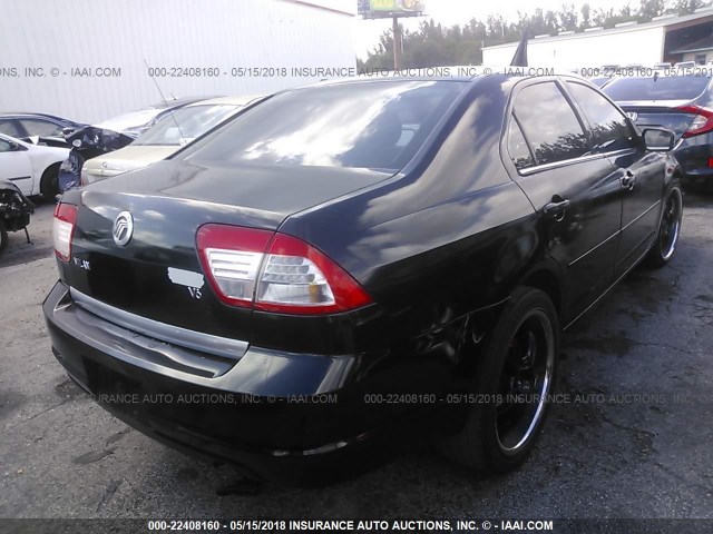 3MEHM07106R612258 - 2006 MERCURY MILAN BLACK photo 4