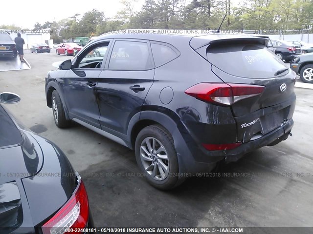 KM8J33A48HU404842 - 2017 HYUNDAI TUCSON LIMITED/SPORT AND ECO/SE BLACK photo 3