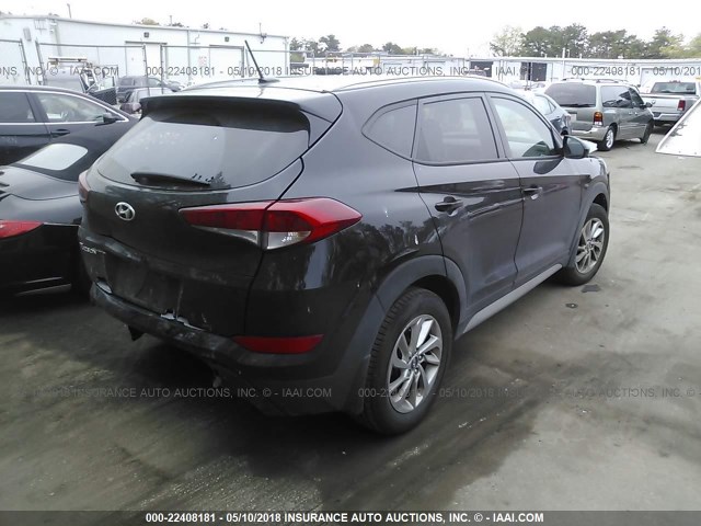 KM8J33A48HU404842 - 2017 HYUNDAI TUCSON LIMITED/SPORT AND ECO/SE BLACK photo 4