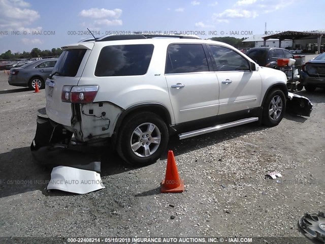 1GKER23D79J189070 - 2009 GMC ACADIA SLT-1 Weiß Foto 4