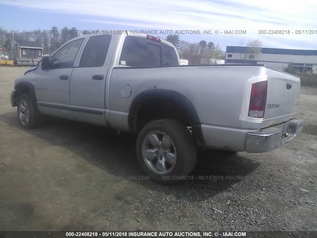 1D7HU18N22S564520 - 2002 DODGE RAM 1500 SILVER photo 3