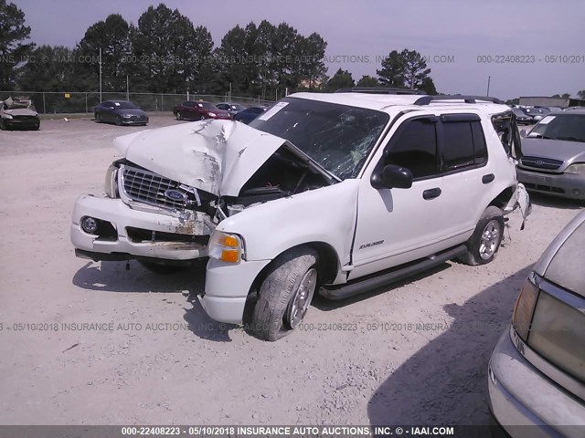 1FMZU63K14UC05249 - 2004 FORD EXPLORER XLT/XLT SPORT/NBX WHITE photo 2