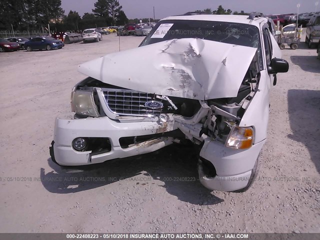 1FMZU63K14UC05249 - 2004 FORD EXPLORER XLT/XLT SPORT/NBX WHITE photo 6