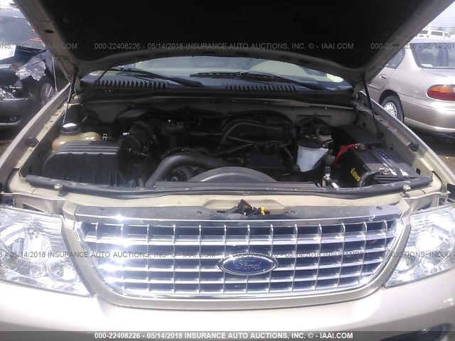 1FMZU73KX4UA49735 - 2004 FORD EXPLORER XLT/XLT SPORT/NBX BEIGE photo 10