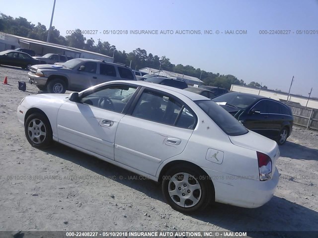 KMHDN45D83U688800 - 2003 HYUNDAI ELANTRA GLS/GT WHITE photo 3