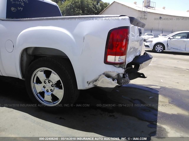 3GTEK13M77G523073 - 2007 GMC NEW SIERRA K1500 WHITE photo 6