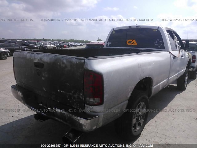 1D7KS28C96J235888 - 2006 DODGE RAM 2500 ST/SLT WHITE photo 4