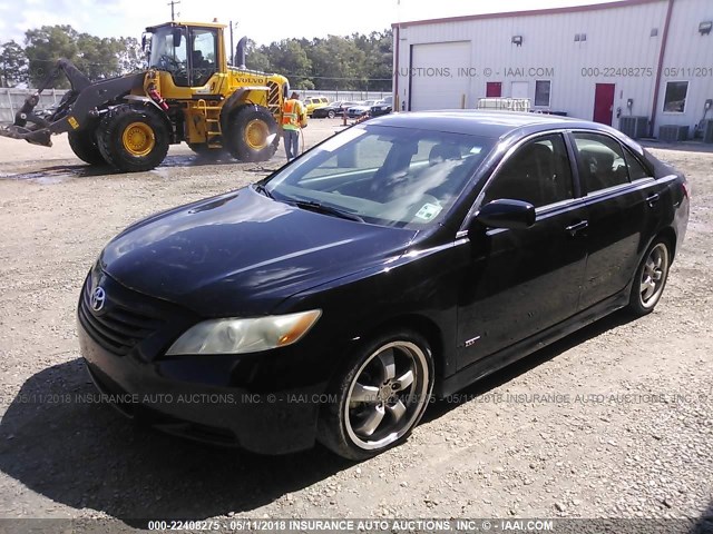 4T4BE46K68R042558 - 2008 TOYOTA CAMRY CE/LE/XLE/SE BLACK photo 2