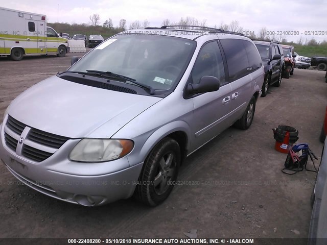 2D4GP44L66R816976 - 2006 DODGE GRAND CARAVAN SXT GRAY photo 2