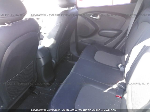 KM8JU3ACXAU012293 - 2010 HYUNDAI TUCSON GLS/LIMITED ვერცხლისფერი ფოტო 8