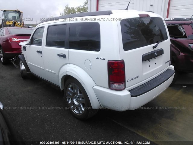 1D4PU4GK6BW542093 - 2011 DODGE NITRO HEAT WHITE photo 3