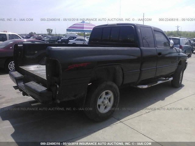 3B7HF13Y5TG162344 - 1996 DODGE RAM 1500 BLACK photo 4