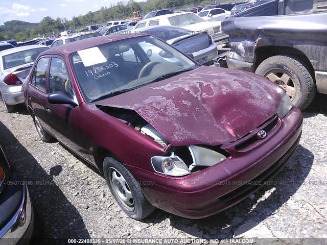 1NXBR12E0XZ140240 - 1999 TOYOTA COROLLA VE/CE/LE RED photo 1