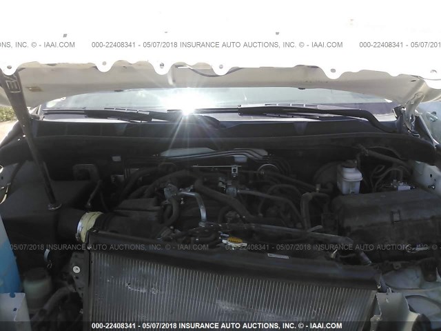 5TFRM5F15DX054562 - 2013 TOYOTA TUNDRA DOUBLE CAB SR5 WHITE photo 10