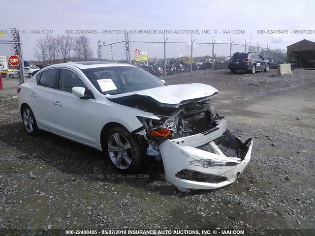 19VDE1F30EE011596 - 2014 ACURA ILX 20 WHITE photo 1