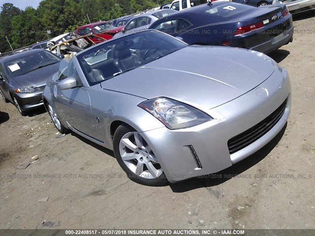 JN1AZ36AX5M759088 - 2005 NISSAN 350Z ROADSTER SILVER photo 1