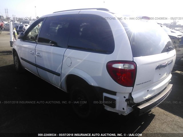 1A4GJ45R27B246177 - 2007 CHRYSLER TOWN & COUNTRY LX WHITE photo 3