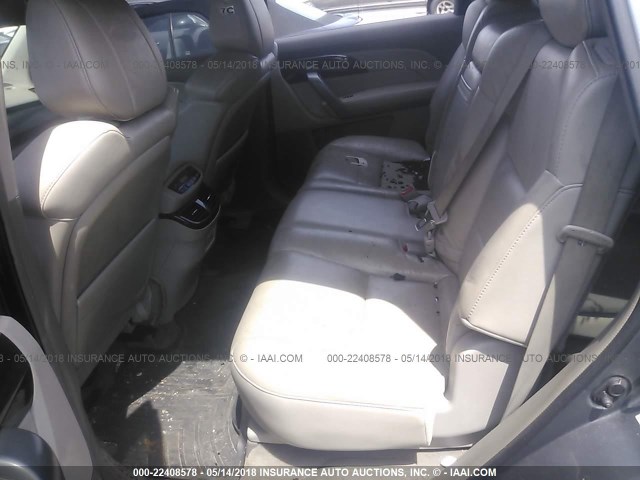 2HNYD28438H502870 - 2008 ACURA MDX TECHNOLOGY GRAY photo 8