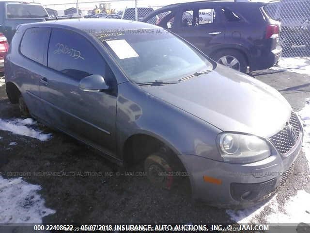 WVWEV71K76W164559 - 2006 VOLKSWAGEN NEW GTI GRAY photo 1