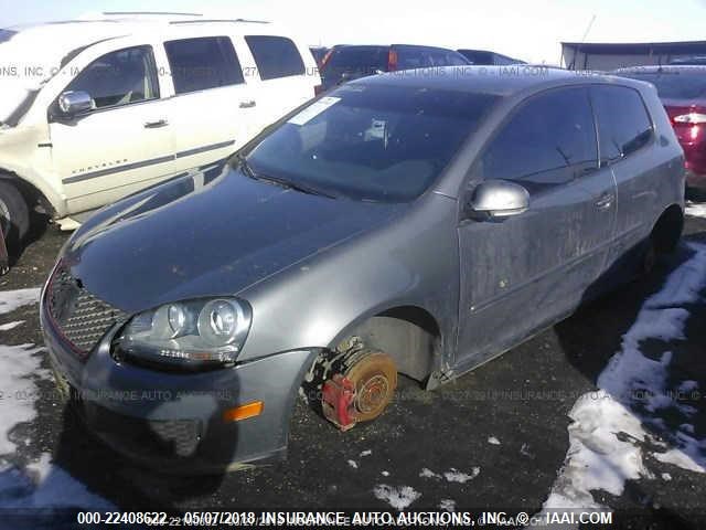 WVWEV71K76W164559 - 2006 VOLKSWAGEN NEW GTI GRAY photo 2