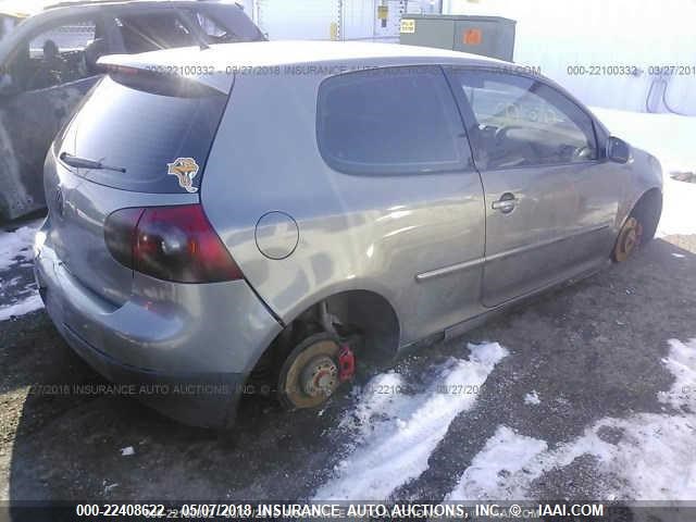 WVWEV71K76W164559 - 2006 VOLKSWAGEN NEW GTI GRAY photo 4