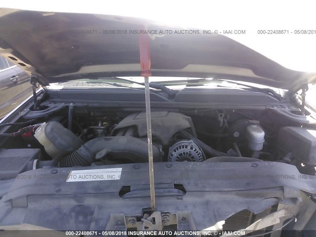 1GNEC13097R145324 - 2007 CHEVROLET TAHOE C1500 GRAY photo 10