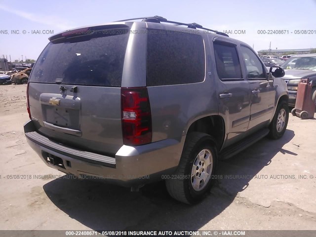 1GNEC13097R145324 - 2007 CHEVROLET TAHOE C1500 GRAY photo 4