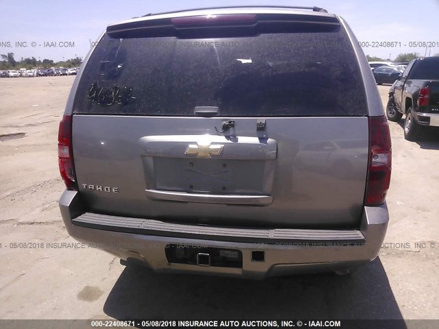 1GNEC13097R145324 - 2007 CHEVROLET TAHOE C1500 GRAY photo 6