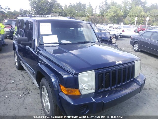 1J8HG48N16C212282 - 2006 JEEP COMMANDER ლურჯი ფოტო 6