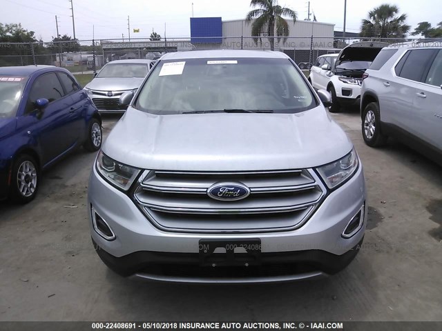 2FMPK4K94GBB44313 - 2016 FORD EDGE TITANIUM SILVER photo 6