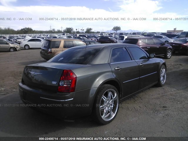 2C3KA53G18H322797 - 2008 CHRYSLER 300 TOURING GRAY photo 4