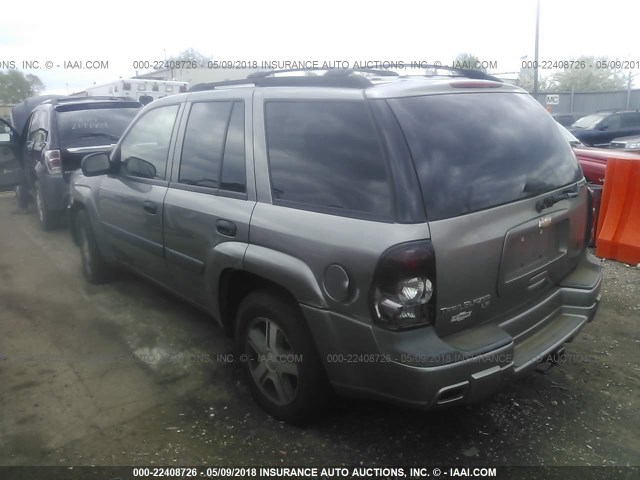 1GNDS13S352161928 - 2005 CHEVROLET TRAILBLAZER LS/LT GRAY photo 3